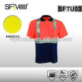 bottom black road safety equipment traffic safety hi-vis t-shirt black bottom safety wear